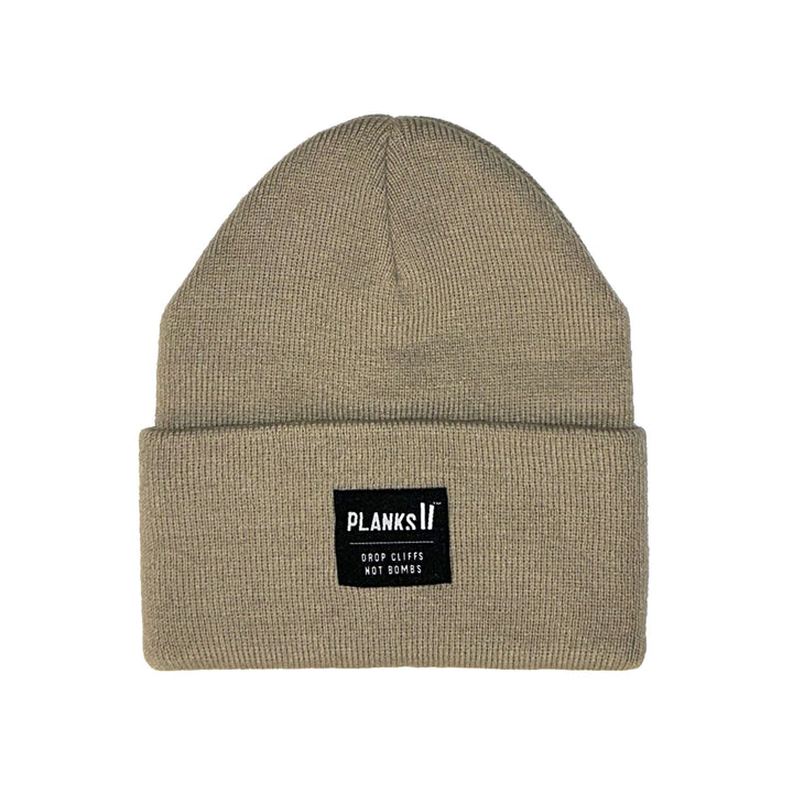 Planks Unisex Turn It Up Beanie Mushroom 