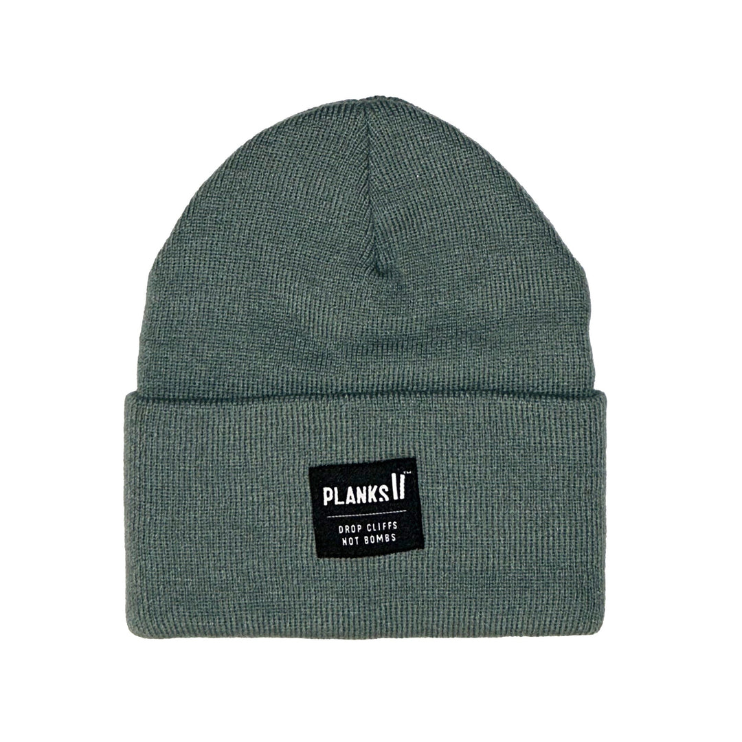 Planks Unisex Turn It Up Beanie Sage Green 