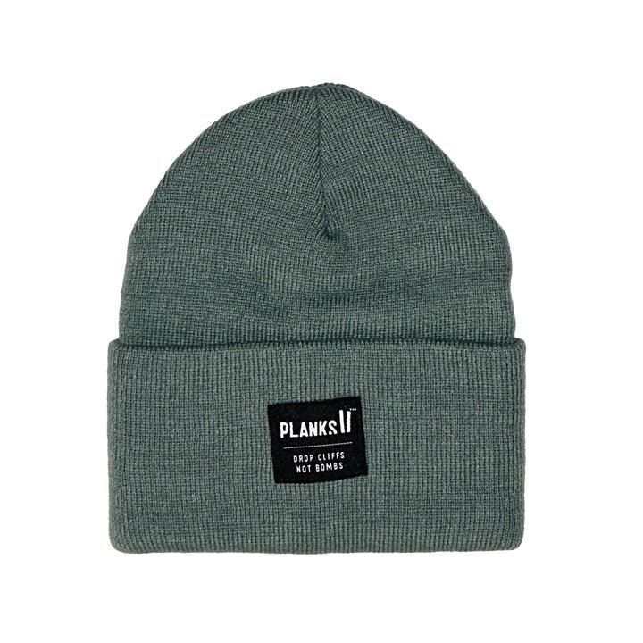 Planks Unisex Turn It Up Beanie Sage Green 