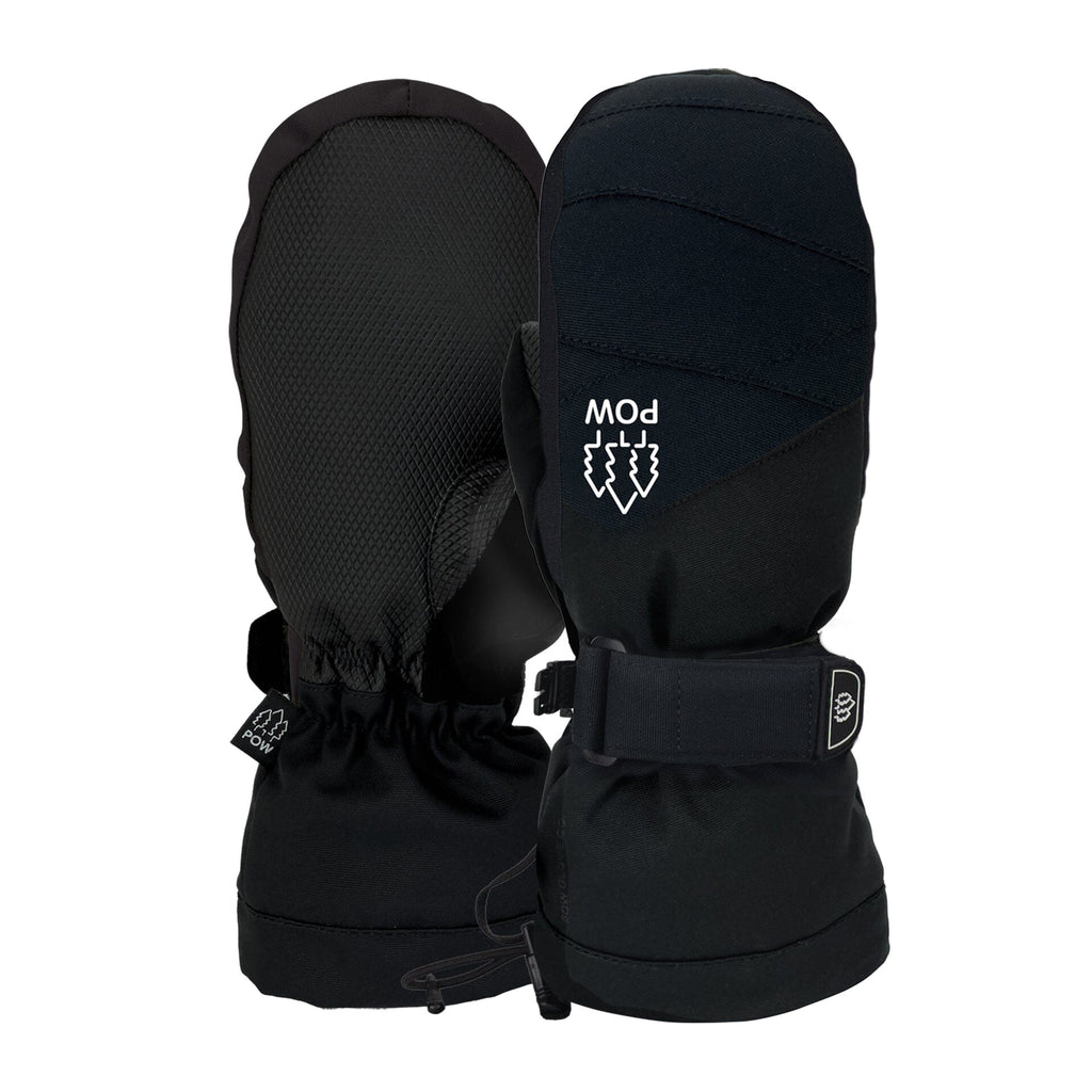 POW Ascend Kids Mitt Black 4Y 