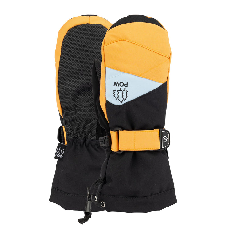 Pow Ascend Kids Mitt Orange 6Y 