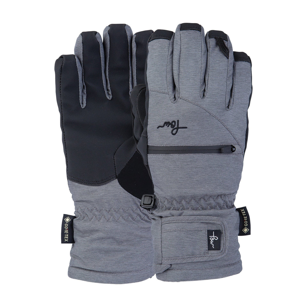 POW Womens Cascadia GTX Short Glove +WARM Grey S 