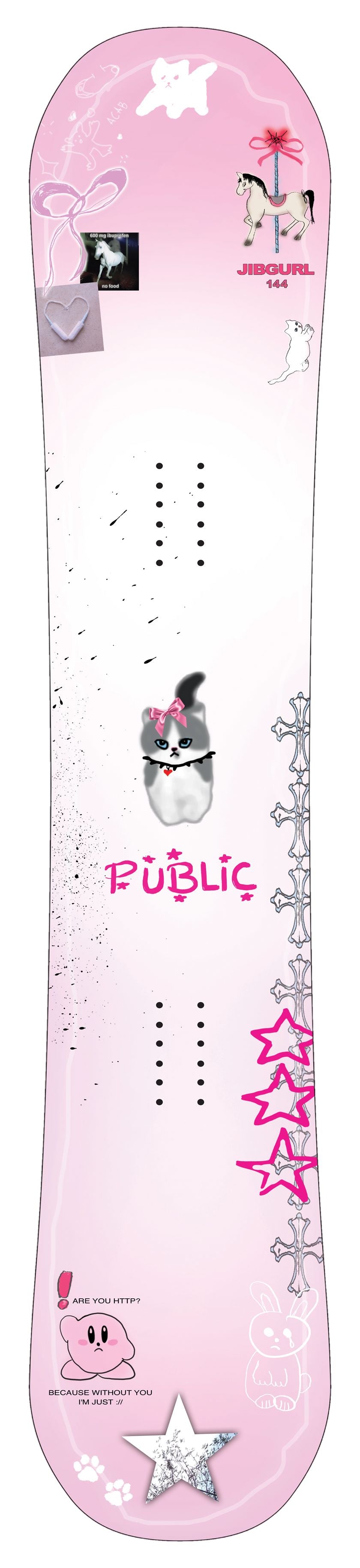 PUBLIC Jibgurl Snowboard 2026 144 