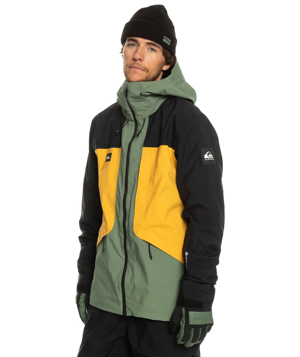 Quiksilver Forever Stretch Gore-Tex Shell Jacket Laurel Wreath XL 