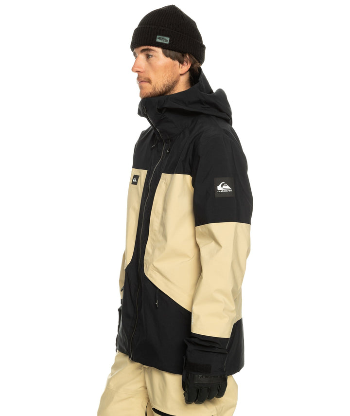 Quiksilver Forever Stretch Gore-Tex Shell Jacket Pale Khaki L 
