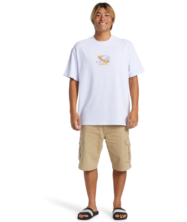 Quiksilver Space Dolphin T-Shirt White S 