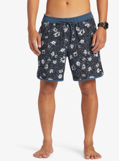 Quiksilver Surfsilk Scallop Volley 17" Boardshorts Midnight Navy XL 