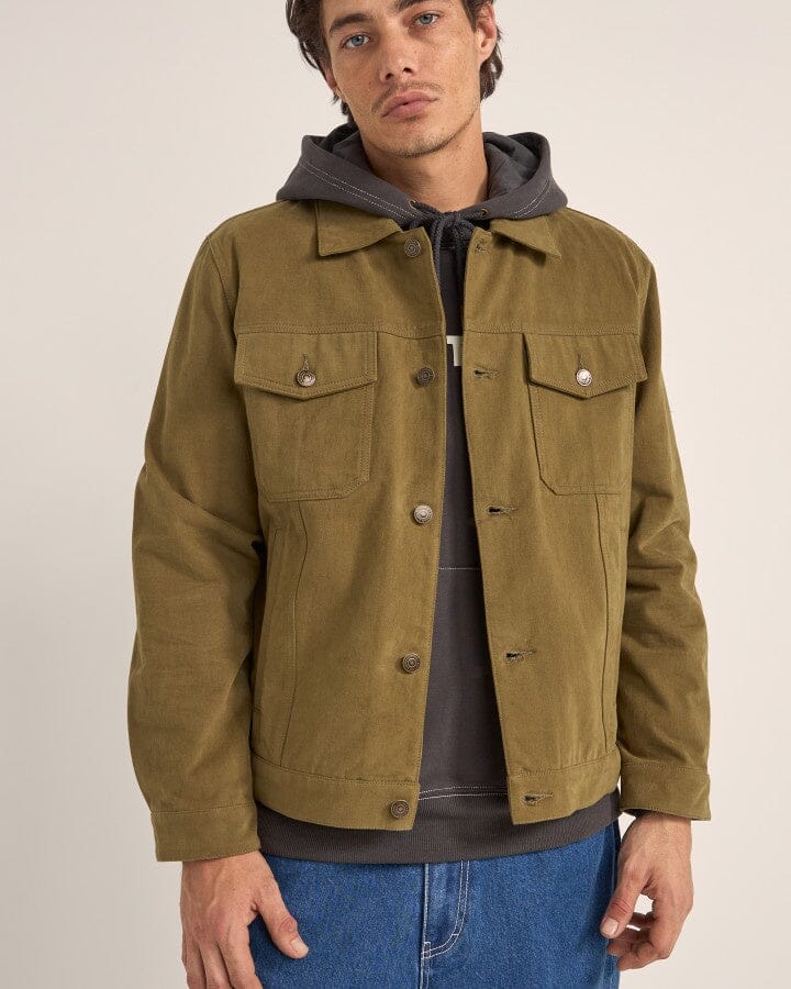 Rhythm Brushed Twill Trucker 