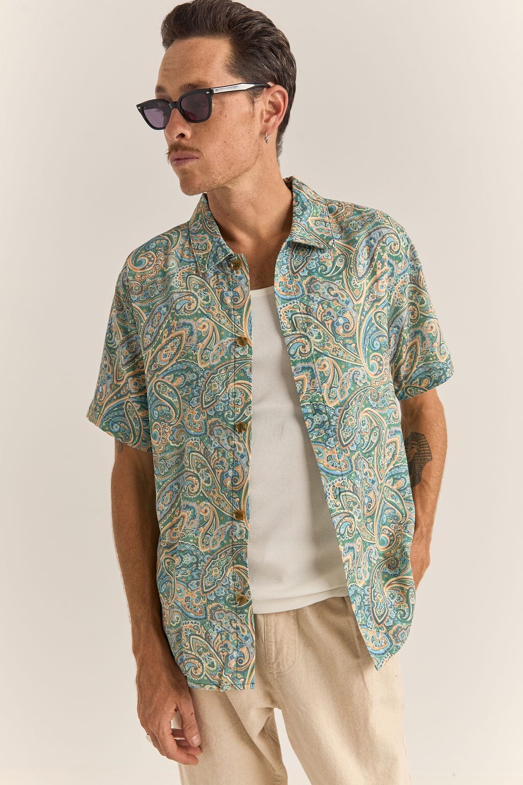 Rhythm Cabo Paisley Shirt 