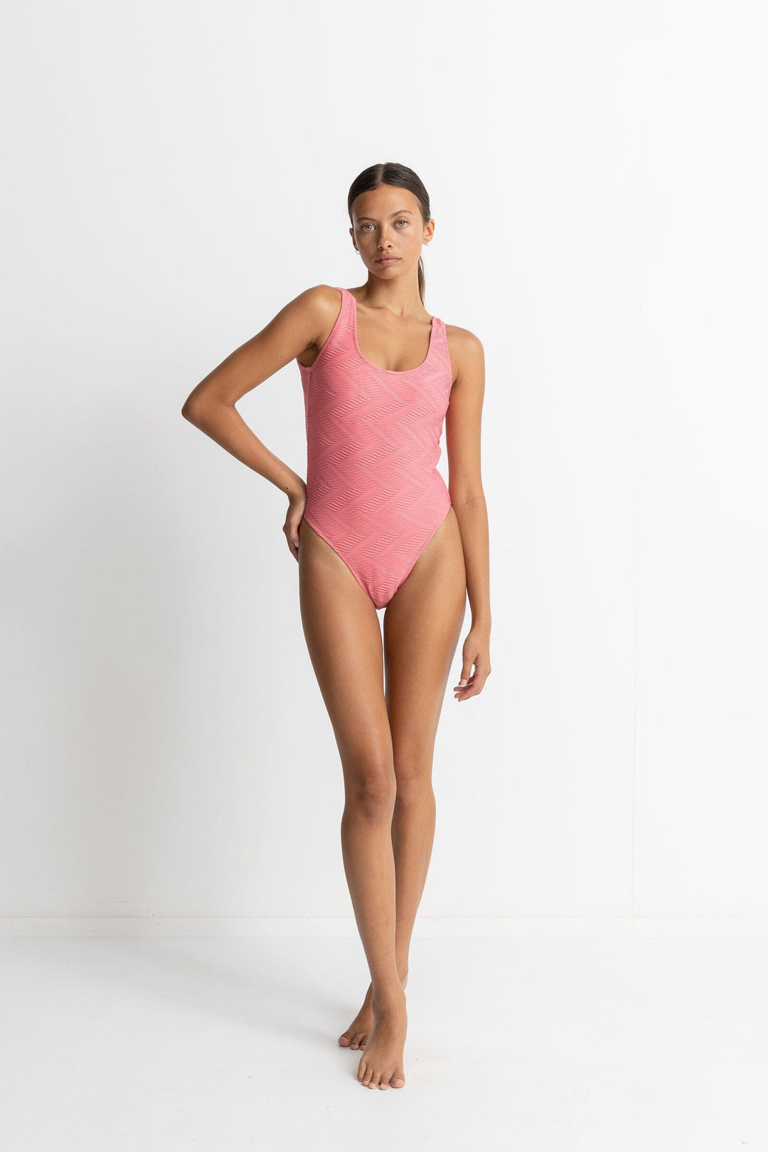 Rhythm Castaway Scoop Neck One Piece Swimsuit 