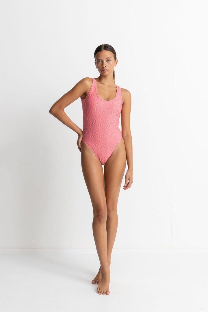 Rhythm Castaway Scoop Neck One Piece Swimsuit 
