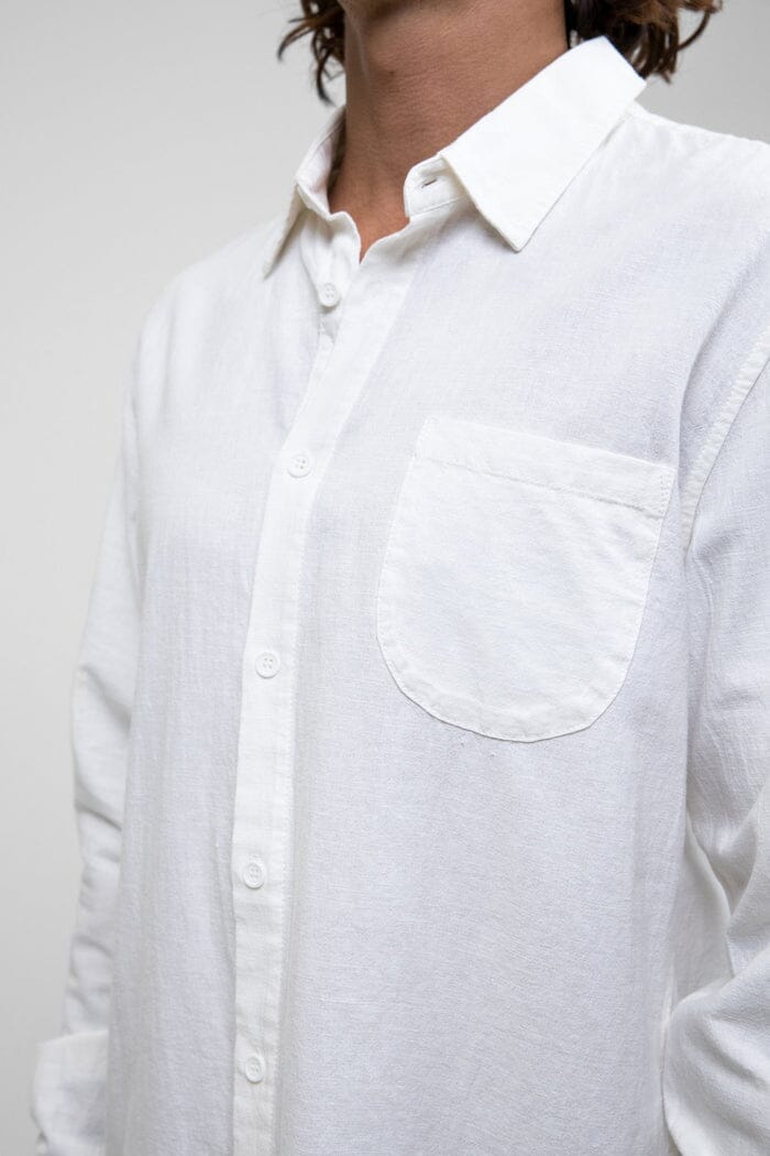 Rhythm Classic Linen Long Sleeve Shirt 