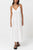 Rhythm Classic Tiered Midi Dress White 8 