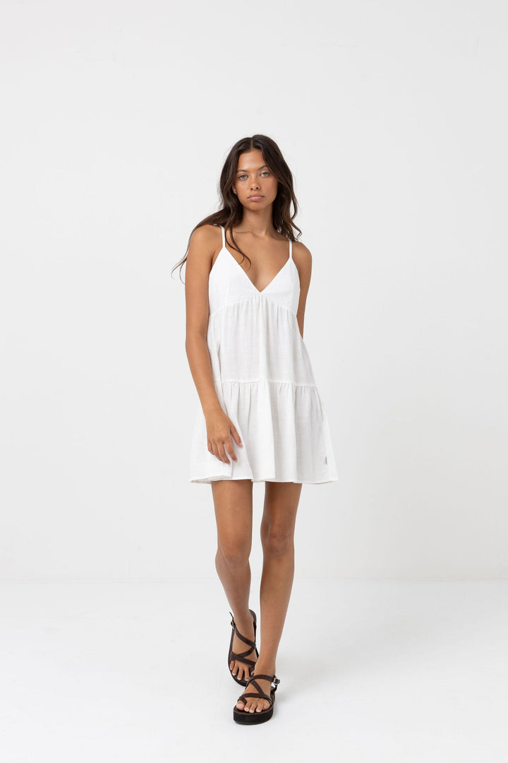 Rhythm Classic Tiered Mini Dress 