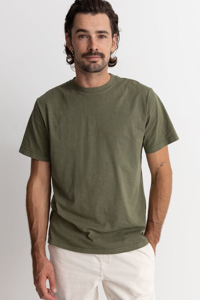 Rhythm Classic Vintage T-Shirt Olive L 