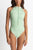 Rhythm Clearwater Zip Front One Piece Swimsuit 