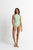 Rhythm Clearwater Zip Front One Piece Swimsuit 