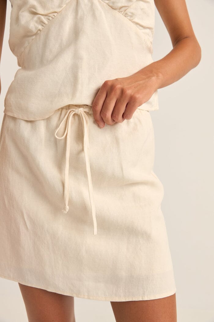 Rhythm Lenny Drawcord Skirt 