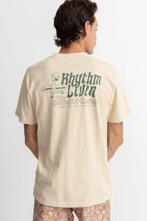 Rhythm Livin Slub T-Shirt Natural XL 