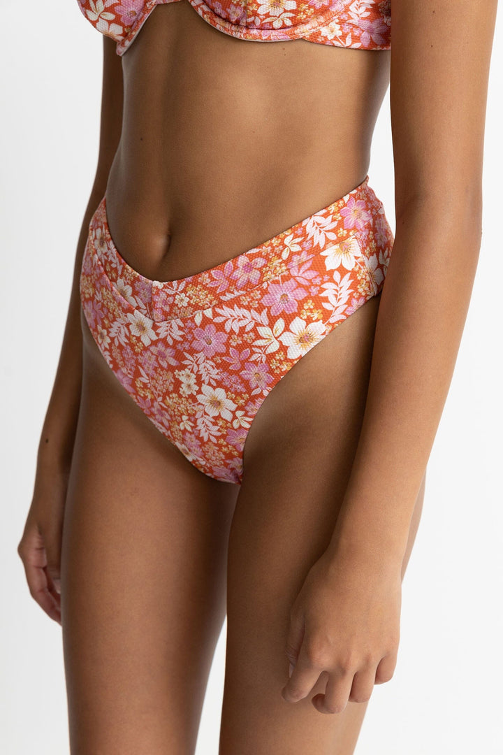 Rhythm Luna Floral Deep V Underwire Bikini 