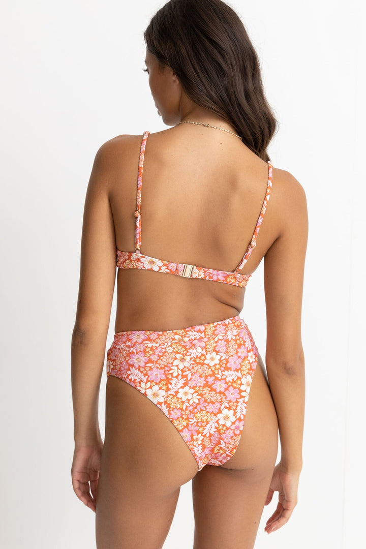 Rhythm Luna Floral Deep V Underwire Bikini 