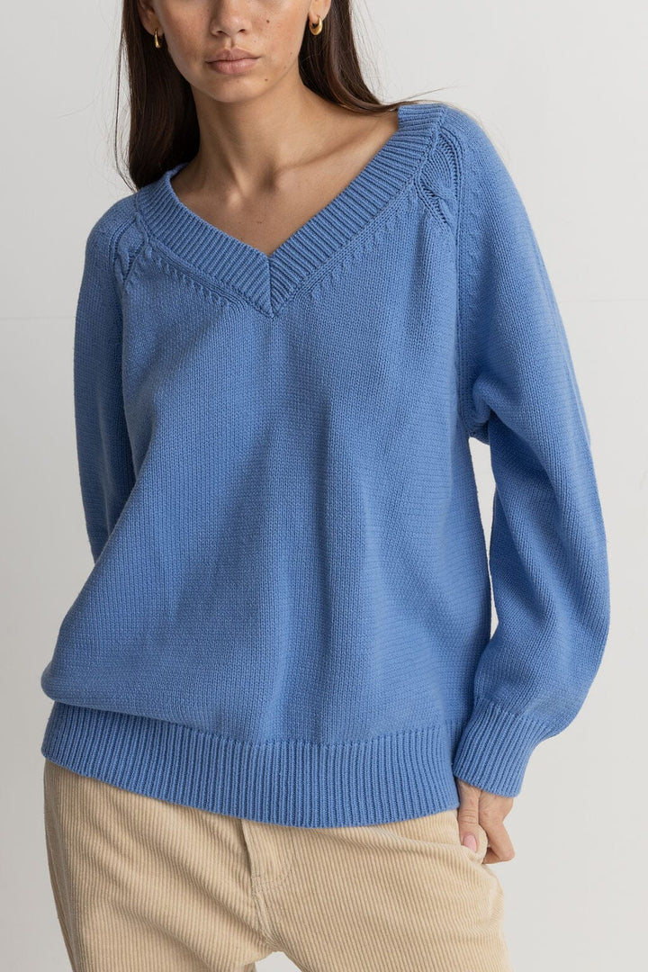 Rhythm Moonstone Oversized V Neck Pullover 