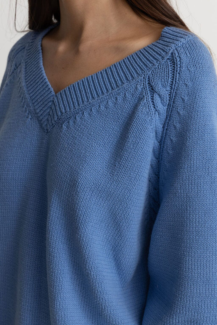 Rhythm Moonstone Oversized V Neck Pullover 