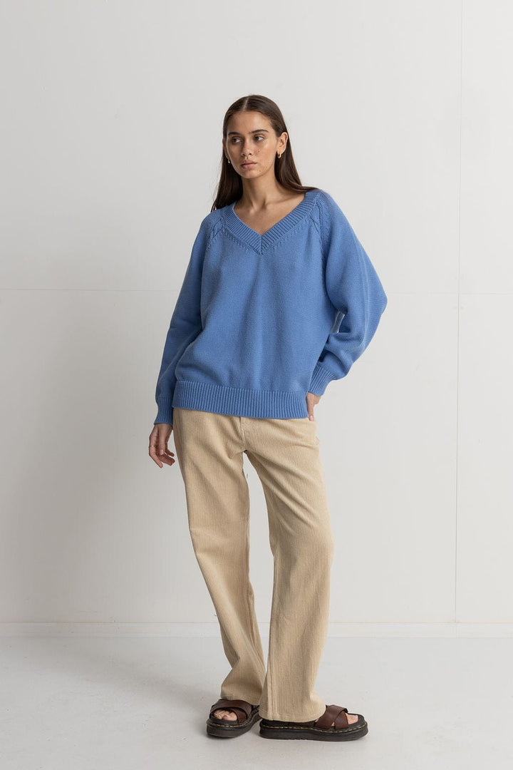 Rhythm Moonstone Oversized V Neck Pullover 