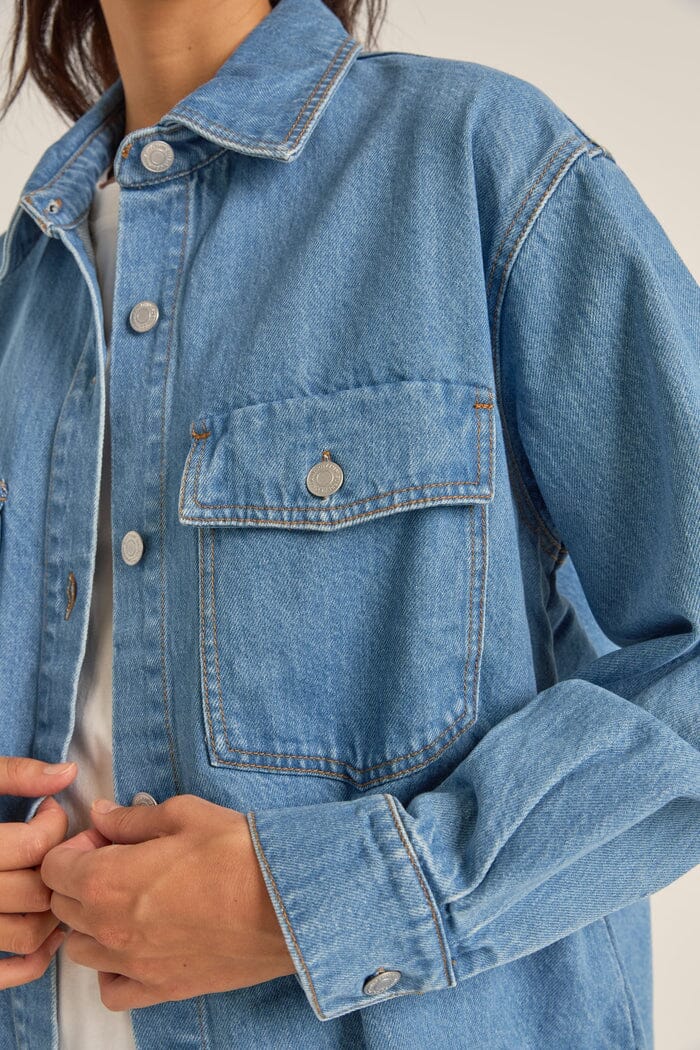 Rhythm Oversized Denim Shacket 