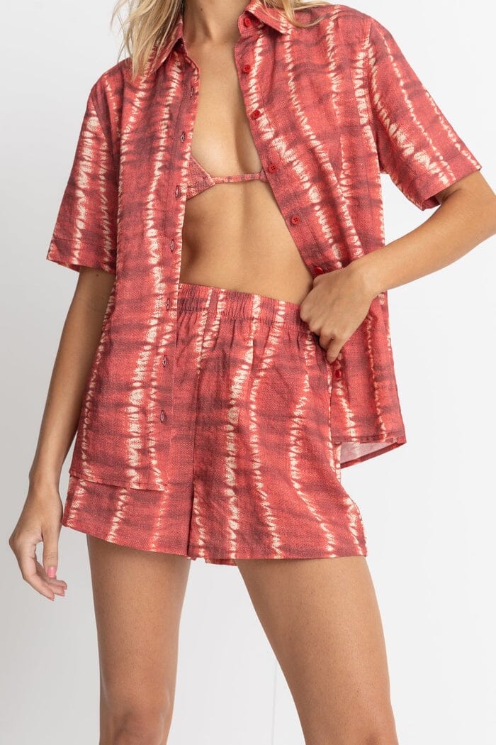 Rhythm Sahara Tie Dye Beach Shorts 