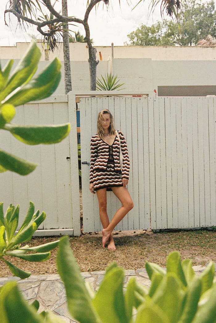 Rhythm Venice Knit Mini Skirt 