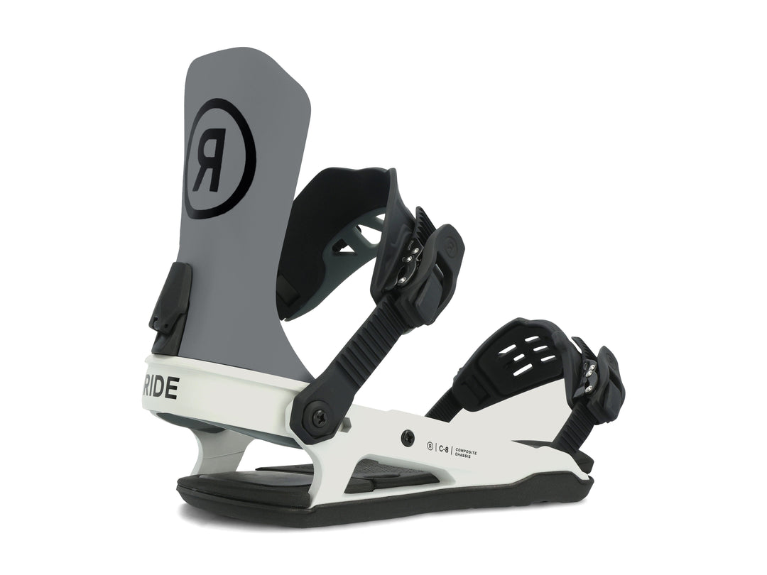Ride C-8 Snowboard Bindings 2024 Grey M 