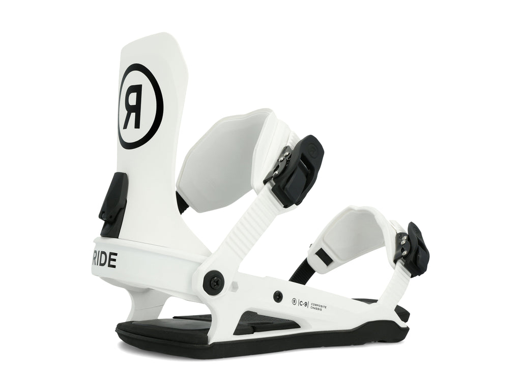 Ride C-9 Snowboard Binding 2024 White M 