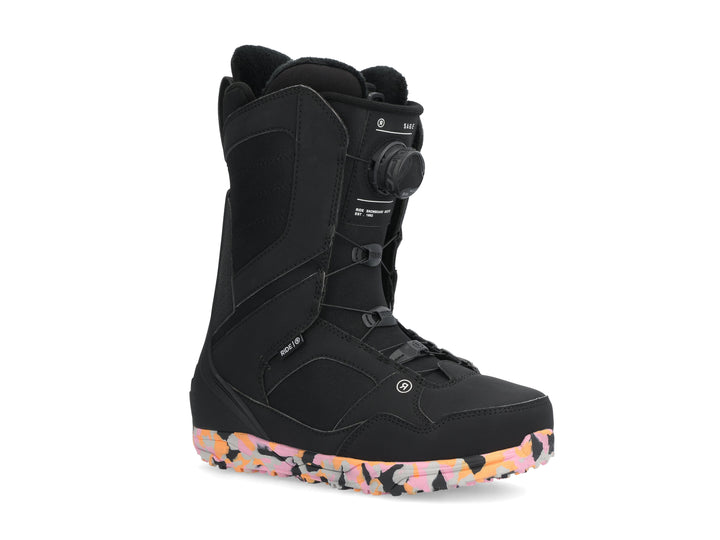Ride Sage Womens Snowboard Boots 2025 Black 6 