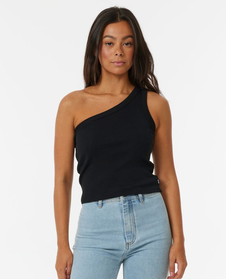 Rip Curl Asymmetrical Ribbed Tank 