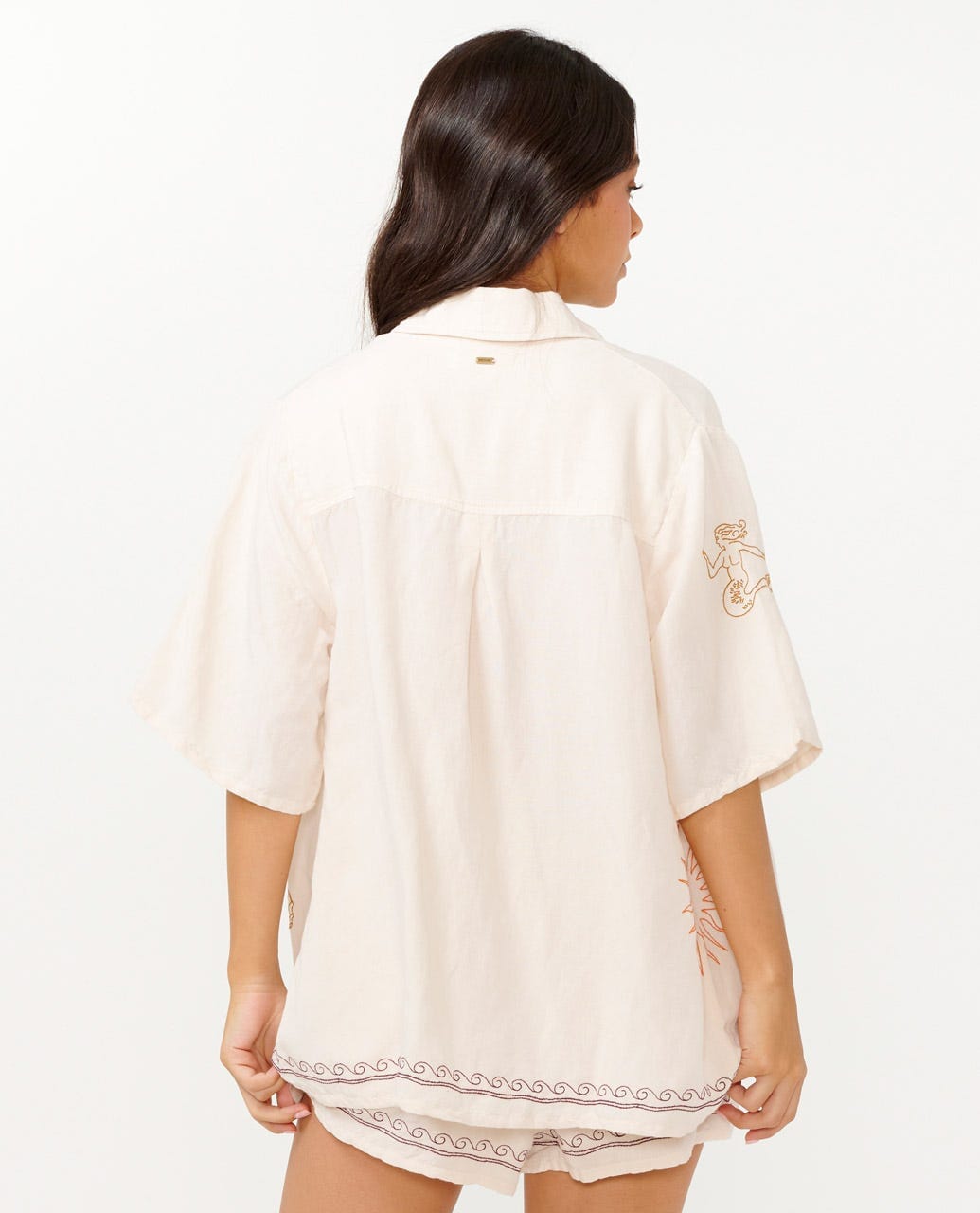 Rip Curl Beach Party Embroidered Shirt 