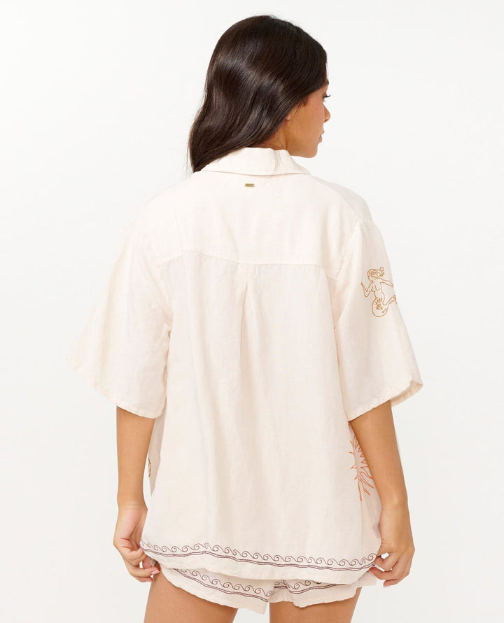Rip Curl Beach Party Embroidered Shirt 