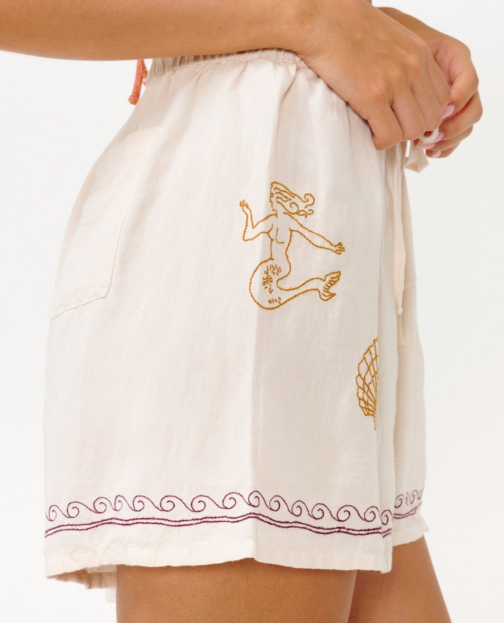 Rip Curl Beach Party Embroidered Shorts 