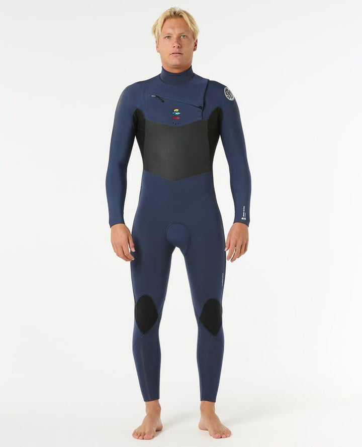 Rip Curl Dawn Patrol 3/2 Check Zip Wetsuit Dark Navy S 