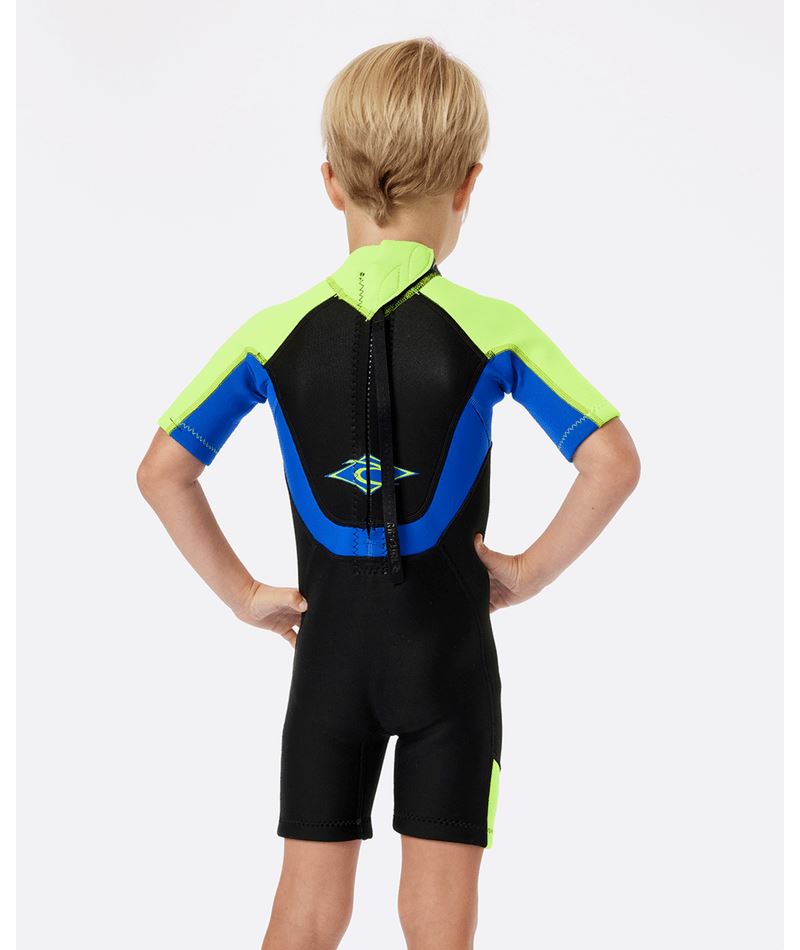 Rip Curl Groms Omega Back Zip Springsuit Wetsuit 