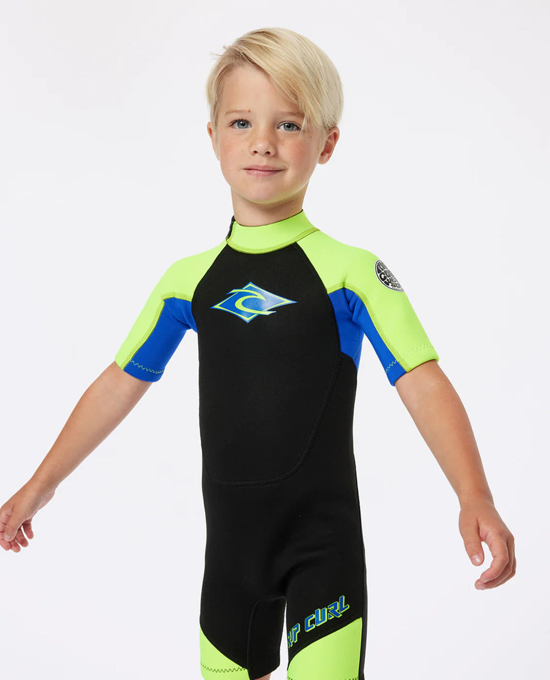 Rip Curl Groms Omega Back Zip Springsuit Wetsuit 