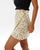 Rip Curl Holiday Tropics Mini Skirt Tan XS 
