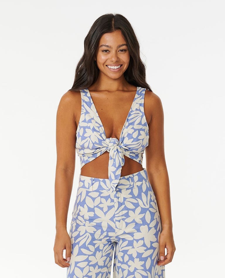 Rip Curl Holiday Tropics Top Mid Blue XS 
