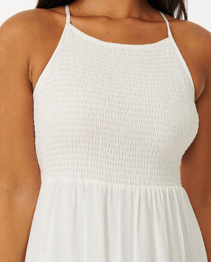 Rip Curl Pacific Dreams Embroidered Midi Dress 