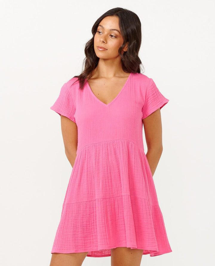 Rip Curl Premium Surf Dress Hot Pink XS 