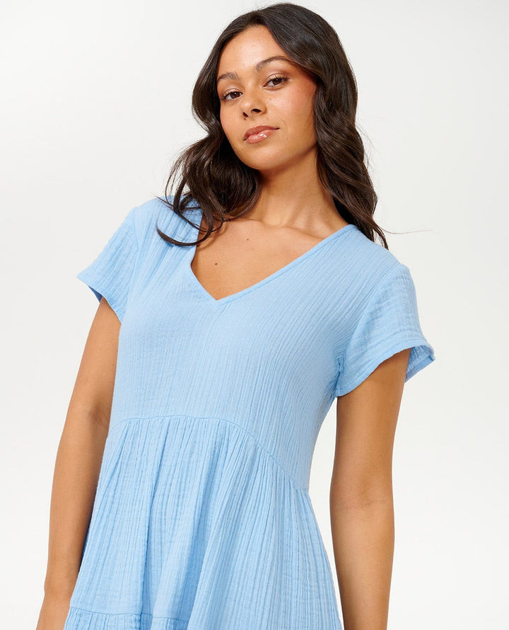 Rip Curl Premium Surf Dress Mid Blue XS 