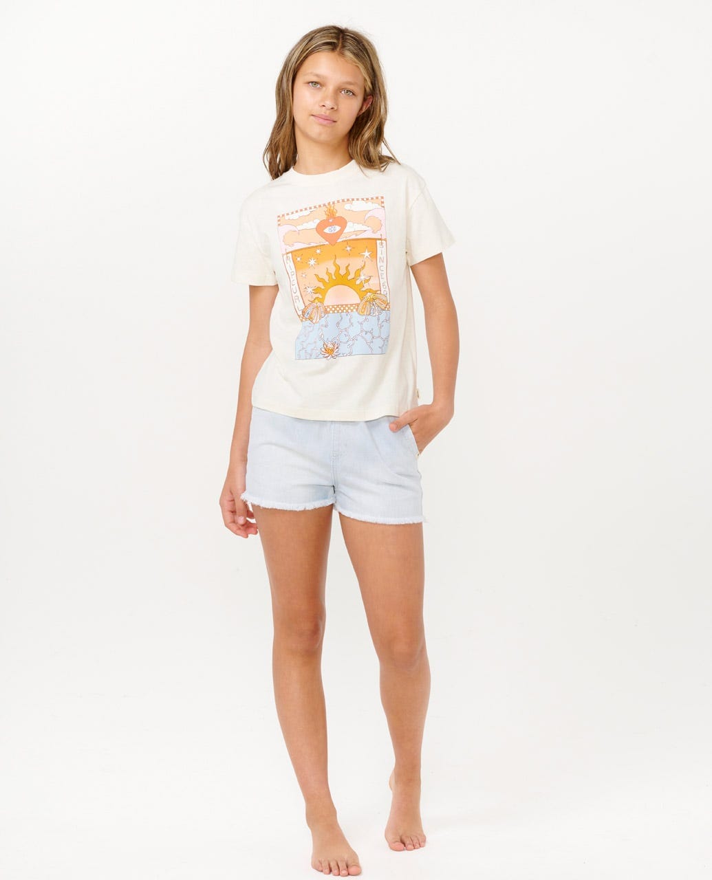 Rip Curl Summer Solstice Art Youth T-Shirt 