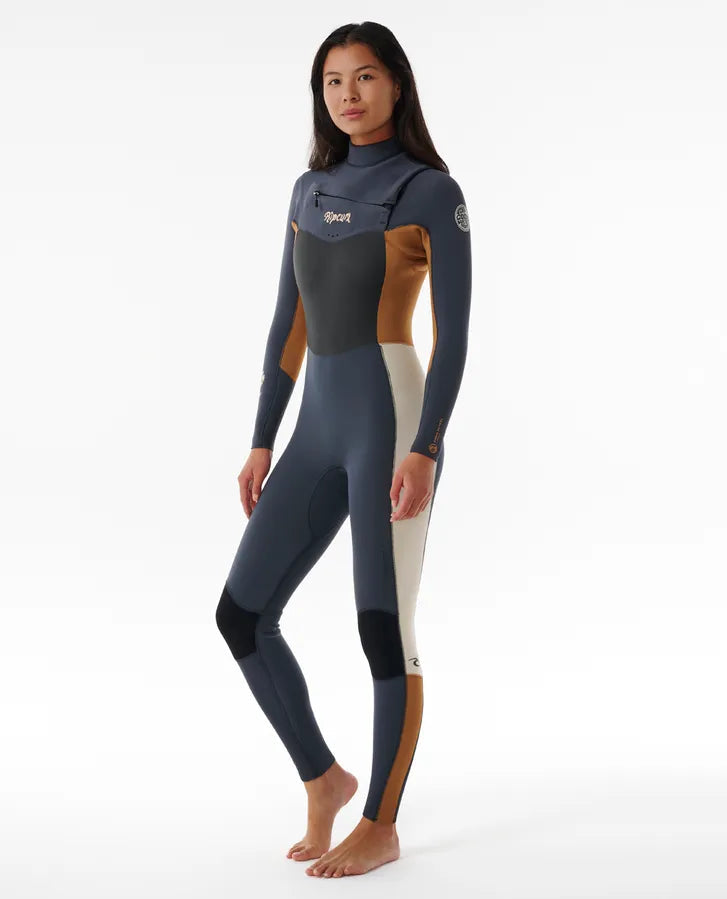 Rip-Curl Womens Dawn Patrol Chest Zip 3 / 2 Wetsuit 