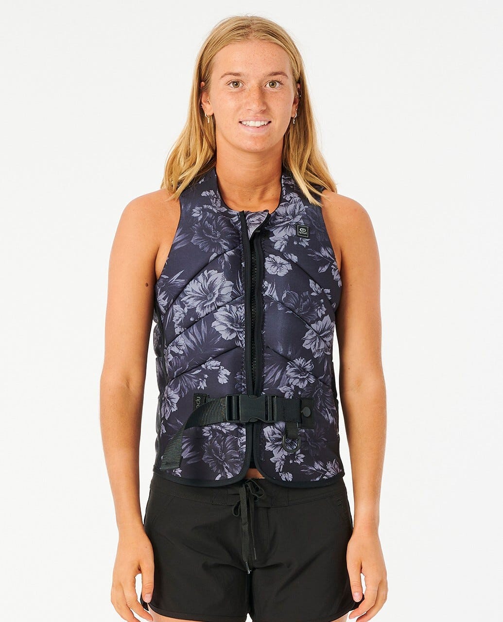 Rip Curl Womens Dawn Patrol Pro Buoy Vest - Black / Black 