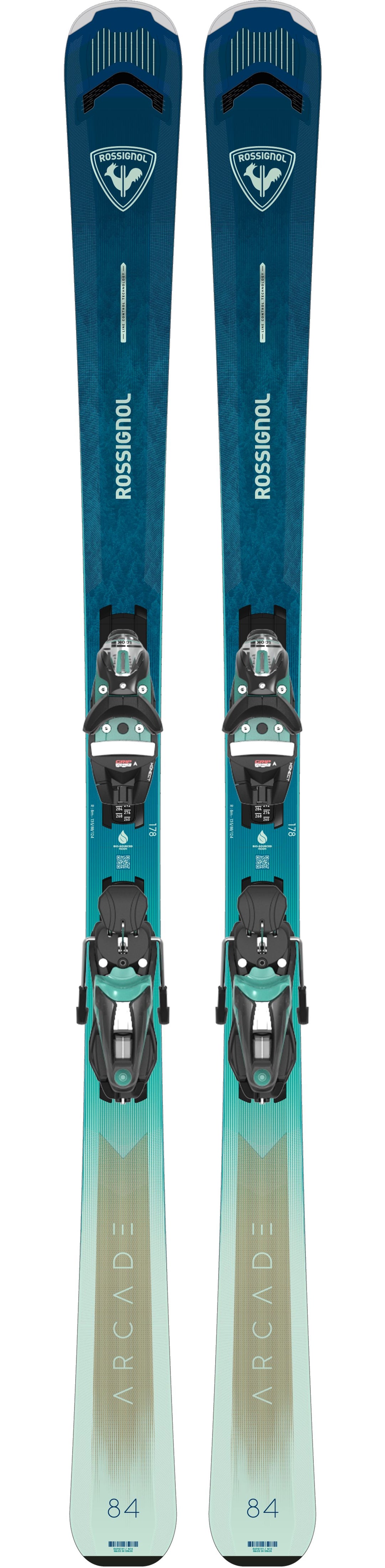 Rossignol Arcade W 84 Womens Ski Package 
